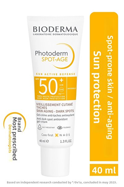Bioderma Photoderm Spot Age SPF50+ Cremă solară cu protecție ridicată împotri...