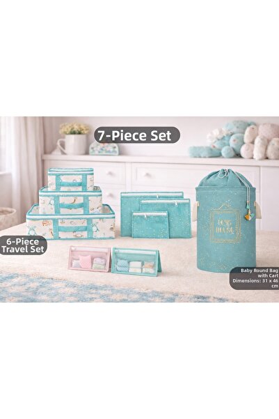 PONÇİK BEBEK Βαλίτσα ταξιδιού 6 τεμαχίων, Βαλίτσα νοσοκομειακού δωματίου για ...