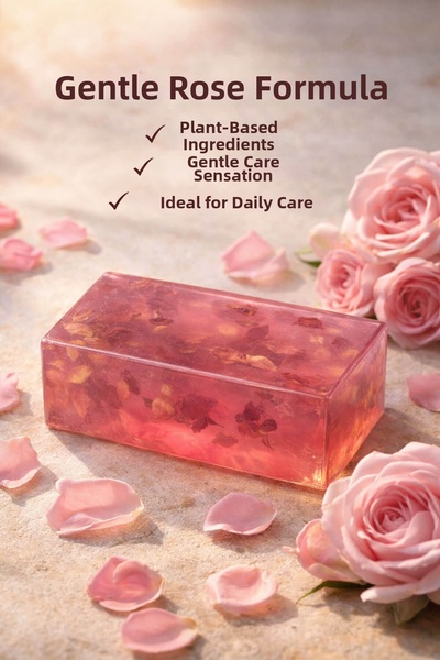 Elif Mira صابون العناية بالبشرة بخلاصة الورد - 120 جرام