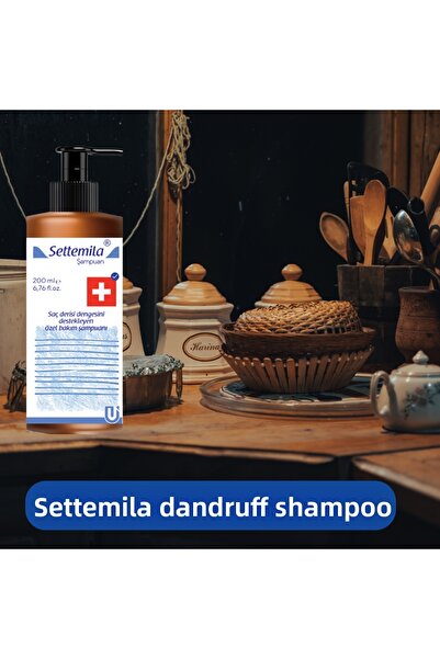 ULUS شامبو العناية بالشعر سيتيميلا 200 مل - محتوى عشبي، مضاد للقشرة، يوازن ال...