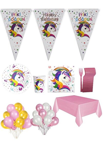 UNICORN Set de aniversare pentru 8 persoane