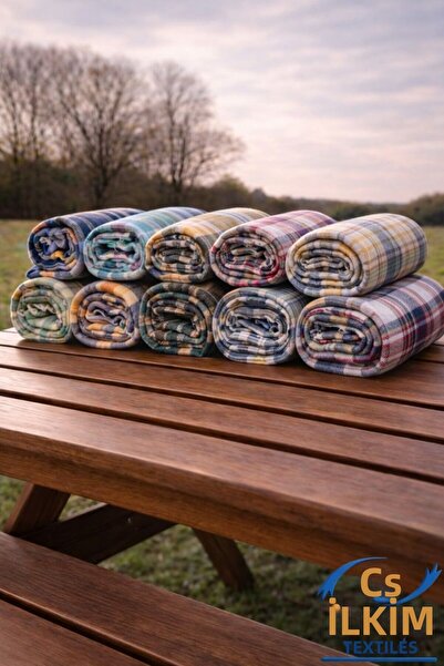 cs ilkim Plaid 10-Piece Multi-Purpose Tablecloth & Picnic Cloth & Table Cover...