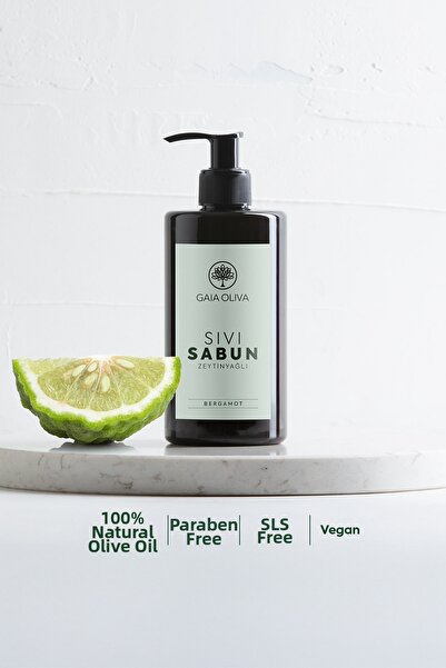 Gaia Oliva Olive Oil Bergamot Liquid Soap 350 ml