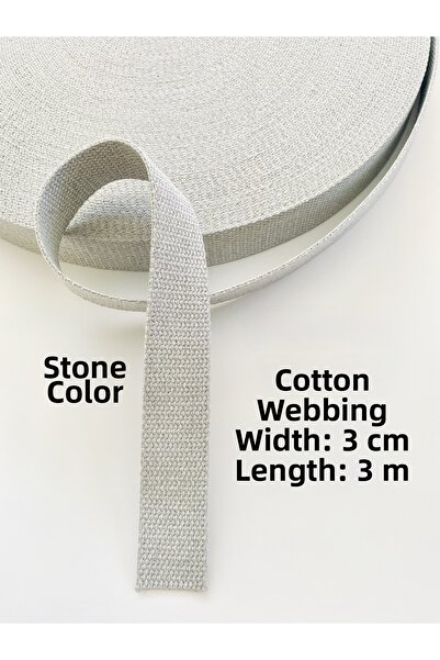 seyranat رمادي فاتح، لون حجري، عرض 3 أمتار، 3 سم، محفظة قطنية، حزام حقيبة، مق...
