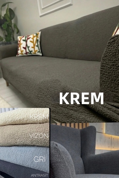 ÖZMAKAN Bohemian Fabric Sofa Set Cover 3.3.1.1 Home Textile