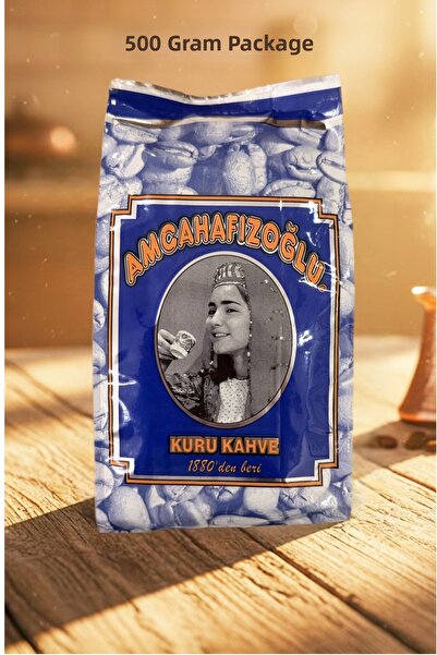 Amcahafızoğlu قهوة تركية متوسطة التحميص 500 جرام معتمدة الجودة