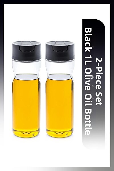 Tupperware Black Olive Oil Bowl - 1l, Set of 2