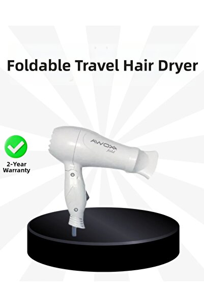 Fırsatkolik مجفف شعر محمول قابل للطي وموفر للطاقة