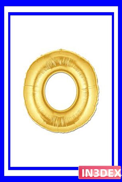 İN3DEX بالون من الفويل على شكل حرف عملاق بارتفاع 90 سم لتزيين الحفلات