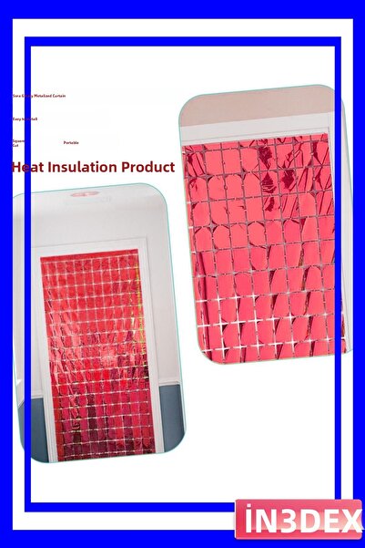 İN3DEX ستارة معدنية عاكسة للضوء لتزيين الحفلات مقاس 1×2 متر