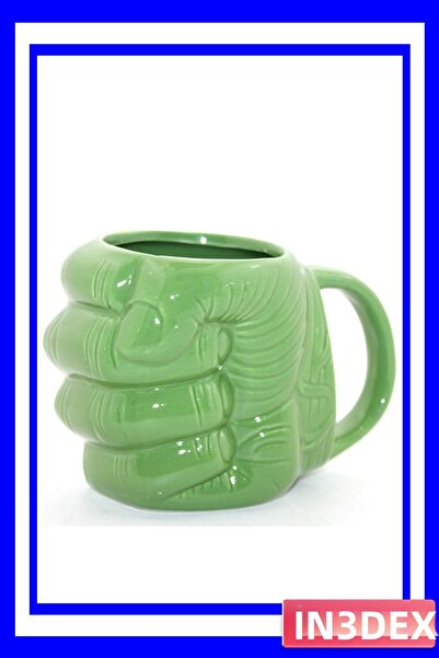 İN3DEX Hulk Fist Design Porcelain Cup 11X14 cm