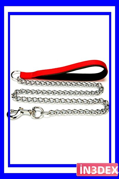 İN3DEX سلسلة طوق للكلاب بطول 1 متر وسمك 3 مم