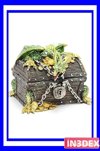 İN3DEX Dragon Figured Storage Box Polyester Material