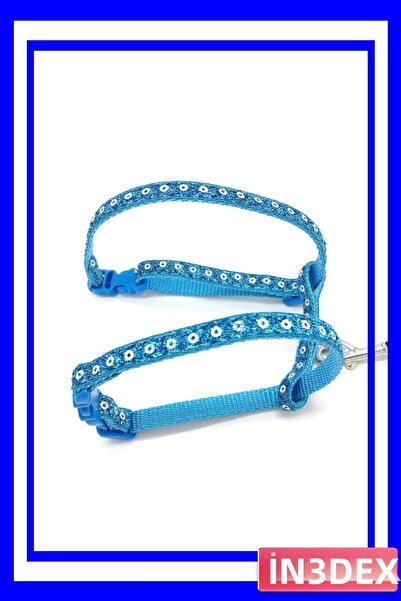 İN3DEX حزام قابل للتعديل للقطط مع دعم مريح للصدر