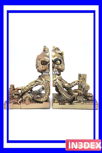 İN3DEX Steampunk Design Octopus Shaped Book Stopper