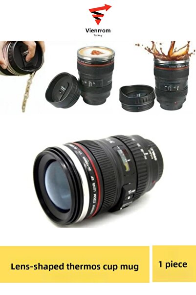 Vienrom # Mug Gift Holiday Lover Friend Objective Lens Stainless Steel cm Sty...