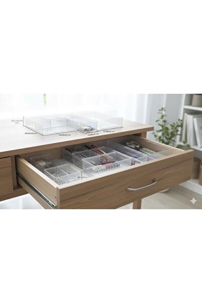 LeylArt 6-Piece Pull-Out Makeup and Jewelry Organizer