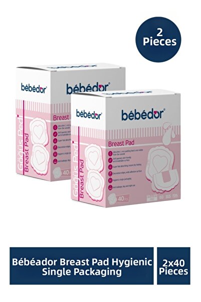 Bebedor New Breast Pads 40Pcs * 2-Pack
