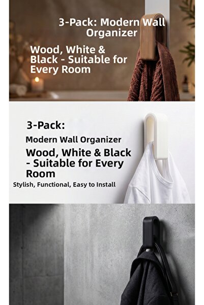 Shiney Aksesuar مجموعة من 3 أحزمة لاصقة ذاتية القفل - حقيبة مقاومة للانزلاق، ...