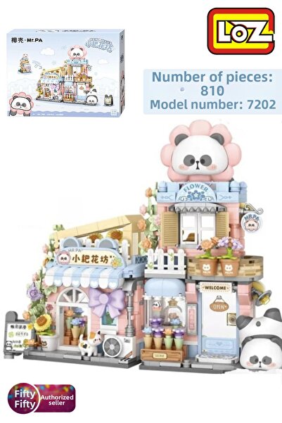 Vagonlife مجموعة ألعاب بناء متجر الزهور من سلسلة Loz MR.PA مكونة من 810 قطعة ...