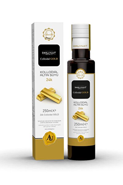 İmmu-Nat IMMUNAT COLLOIDAL GOLD 20 جزء في المليون 250 مل / 24 قيراط من الذهب