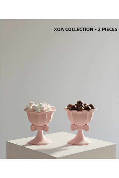 XOA Collection Coffee Side Serving Set of 2 – Turkish Delight Bowl & Chocolat...