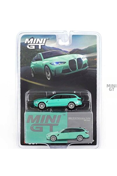 mini gt سيارة بي إم دبليو إم 3 إم تورينج باللون الأخضر النعناعي - عبوة بلاستي...