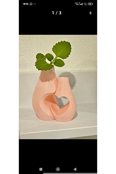 Çetin Tasarım43 Valentine's Day -Special Design Vase- Trinket