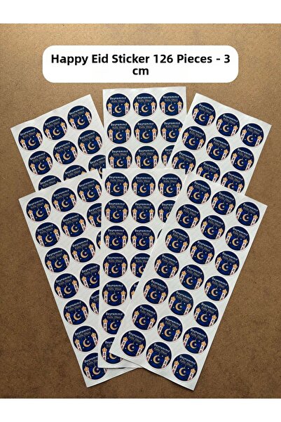 hdsticker Happy Holidays Sticker 126 Pieces 3 cm Shipping Packaging Label Gif...