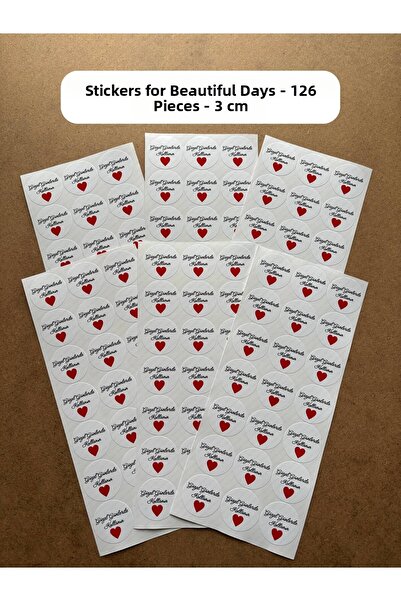 hdsticker استخدم ملصق Nice Days في المناسبات، 126 قطعة، 3 سم، ملصق تغليف الشح...