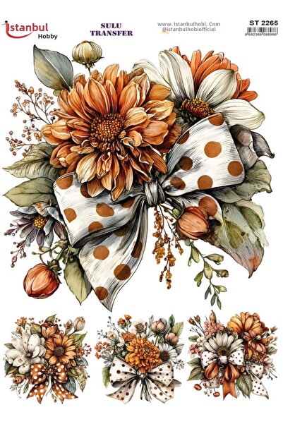İstanbul Hobi Water Transfer Paper 25X35Cm St-2265