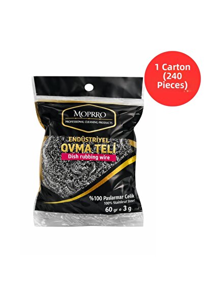 moppro Industrial Ball Wire 240 Pieces X 60 Gr – Stainless Steel Scrubbing Wire