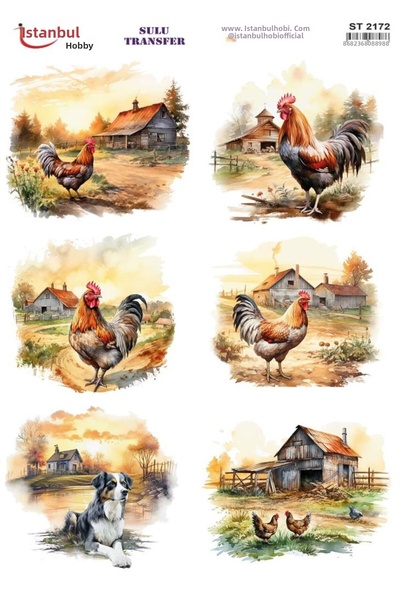 İstanbul Hobi Water Transfer Paper 25X35Cm St-2172