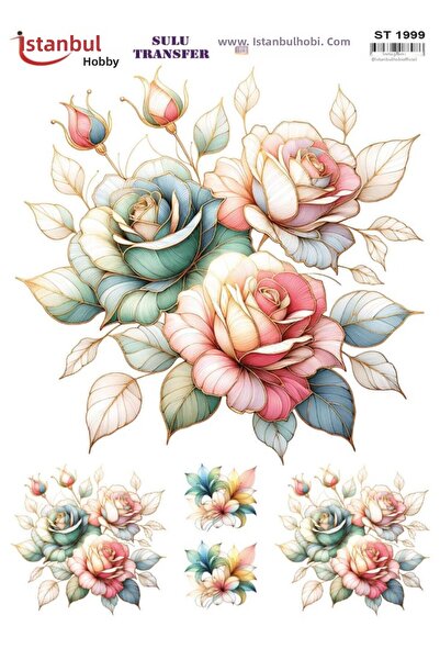 İstanbul Hobi Water Transfer Paper 25X35Cm St-1999