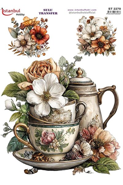 İstanbul Hobi ورق نقل مائي 25x35 سم ST-2270