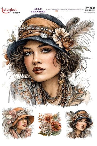 İstanbul Hobi Water Transfer Paper 25X35Cm St-2250