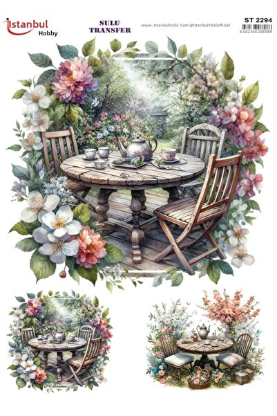 İstanbul Hobi Water Transfer Paper 25X35Cm St-2294