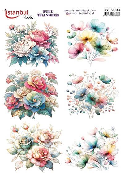 İstanbul Hobi Water Transfer Paper 25X35Cm St-2003