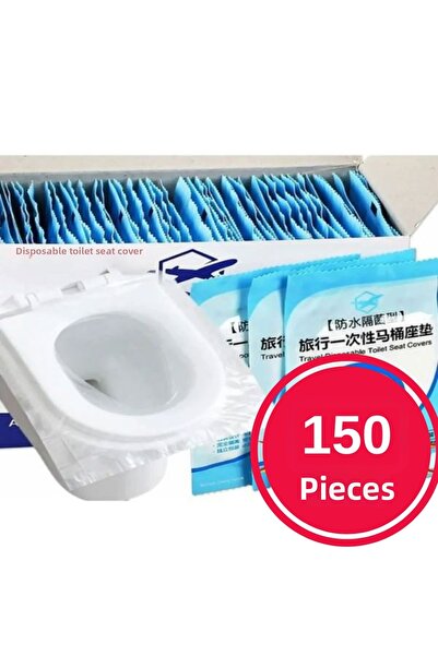 Dream Plus 150 Pieces Disposable Toilet Seat Covers Toilet Seat Bags Toilet S...