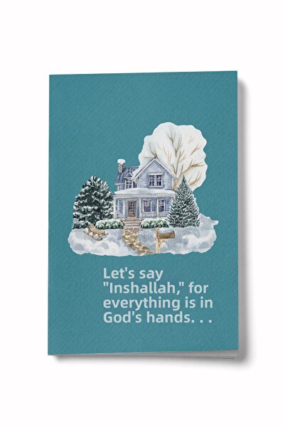 Bi Dünya Haber دفتر ملاحظات صغير مسطر من نوع A6 من شركة Biz Inshallah