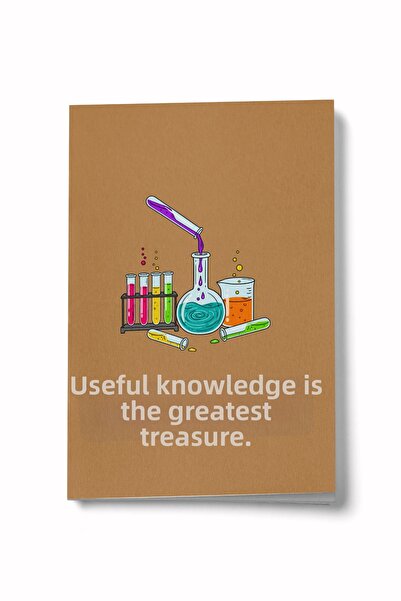 Bi Dünya Haber Știința utilă este cel mai mare comori. Mini-caiet A6 cu linii...