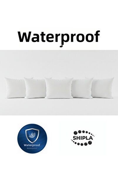 SHIPLA HOME 5 قطع من واقيات الوسائد المقاومة للسوائل مع سحاب مقاس 50x70 سم