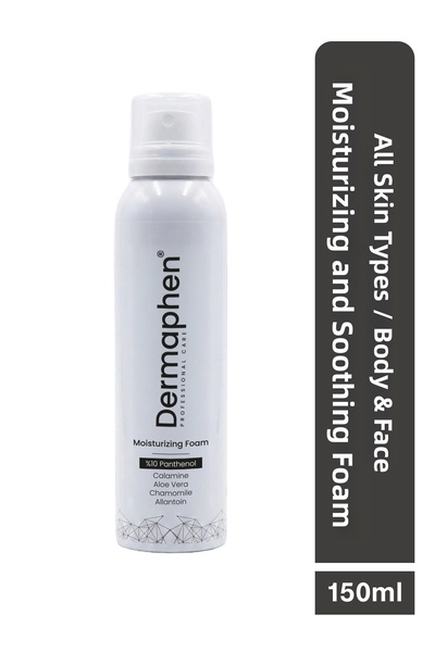 Dermaphen رغوة العناية المرطبة والمهدئة بنسبة 10% بانثينول 150 مل