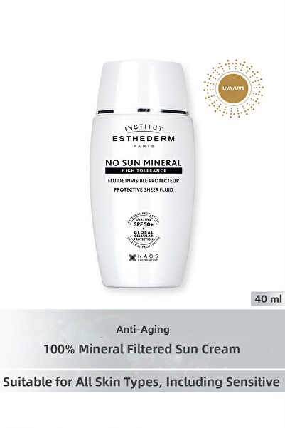 Institut Esthederm No Sun Ultra Light Mineral Αντηλιακό Spf50+ 40 μλ
