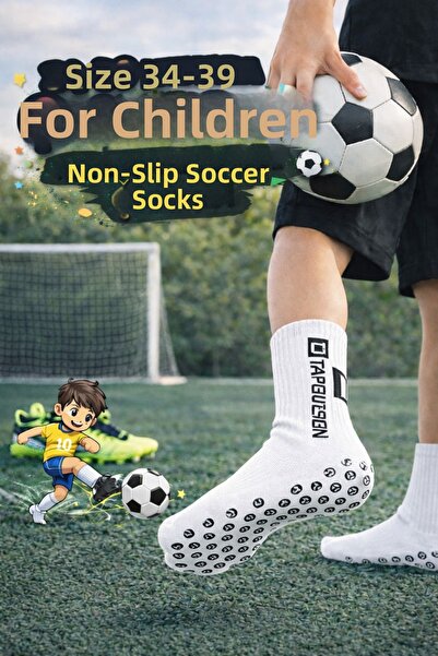 Tayzon Șosete de fotbal pentru copii cu talpă din silicon anti-alunecare