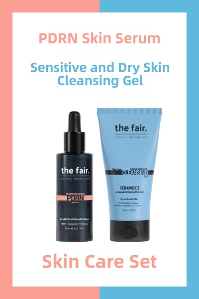 the fair. Pdrn (Salmon Dna) Serum 30ml Skin Serum and Face Wash Gel for Sensi...