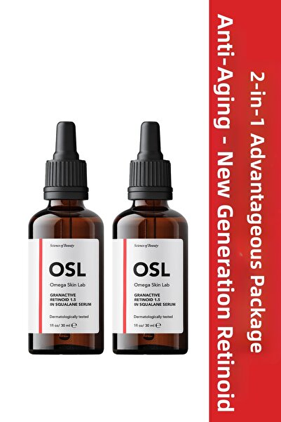 OSL Omega Skin Lab Osl Granactive Retinoid 1.5% in Squalene Serum 2-Pack 30ml