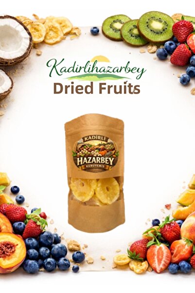 KADİRLİHAZARBEY أناناس مجفف 100 جرام.