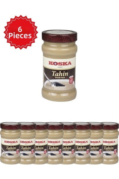 Koska طحينة 300 جرام × 6 قطع (عملية وفعالة للحفاظ على النضارة 6& # 039؛ الحزم...