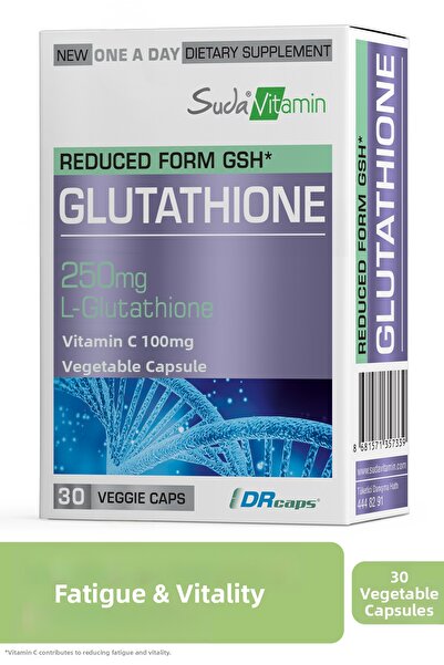 Suda Vitamin Glutathione L-Glutathione, Vitamin C |   30 Vegan Capsules